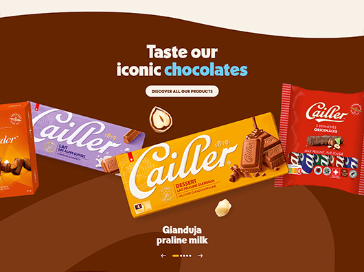 Smile, Cailler has a website for you